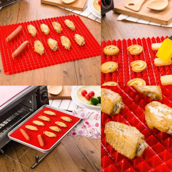 Tapis de cuisson intelligent | Rouge