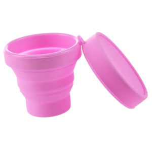 Collapsible silicone cup | Pink