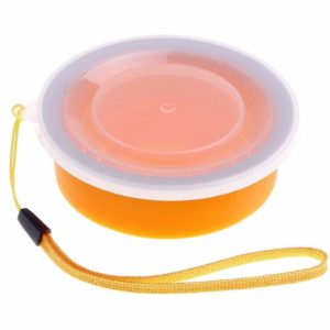 Travel Silicone folding cup | Orange