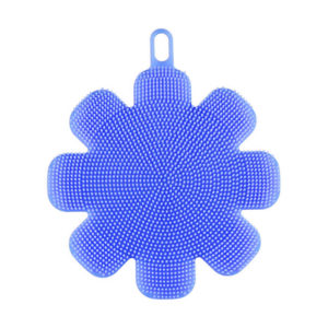 Magic silicone sponge Flower | Blue