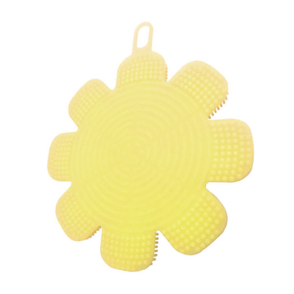 Magic silicone sponge Flower | Yellow