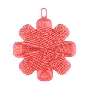 Magic silicone sponge Flower | Red