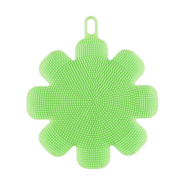 Magic silicone sponge Flower | Green