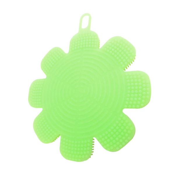 Magic silicone sponge Flower | Green