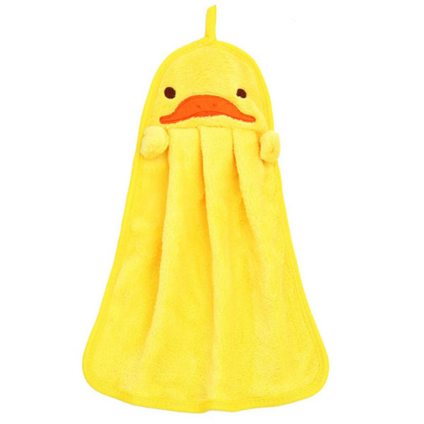 Adorable hand dry towel | Yellow