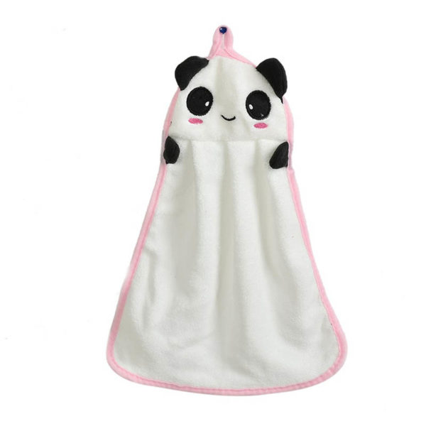 Adorable hand dry towel | White