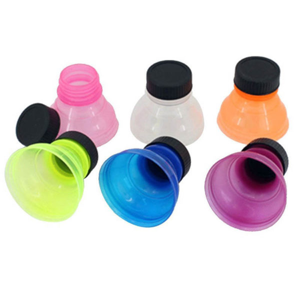 Lot de 6 bouchons colorés refermables pour canette