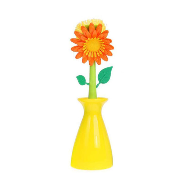 Brosse Fleur | Jaune