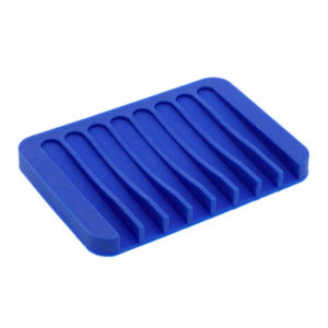 Colorful silicone soap dish | Blue