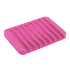 Colorful silicone soap dish | Pink