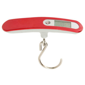 Pocket electronic luggage scale | Red