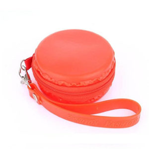 Silicone clutch Macaron | Red