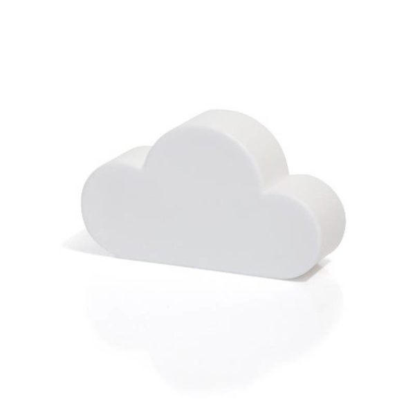 Magnetic Keychain Cloud | White