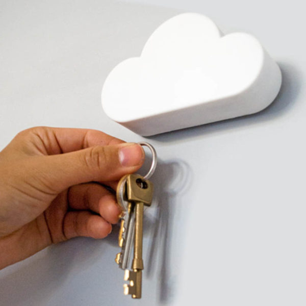 Magnetic Keychain Cloud | Blue