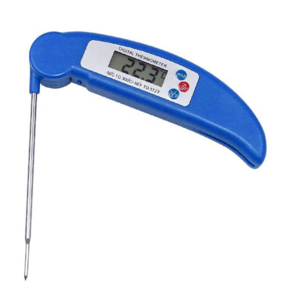 Thermomètre pliable à sonde | Bleu
