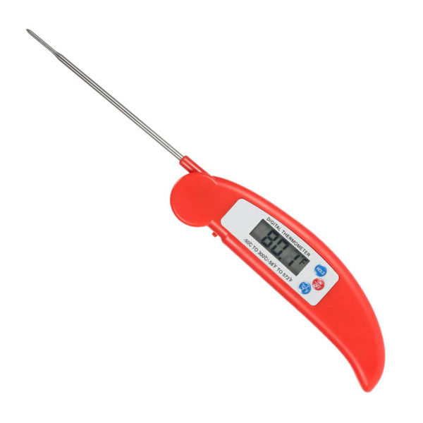 Foldable probe thermometer | Red