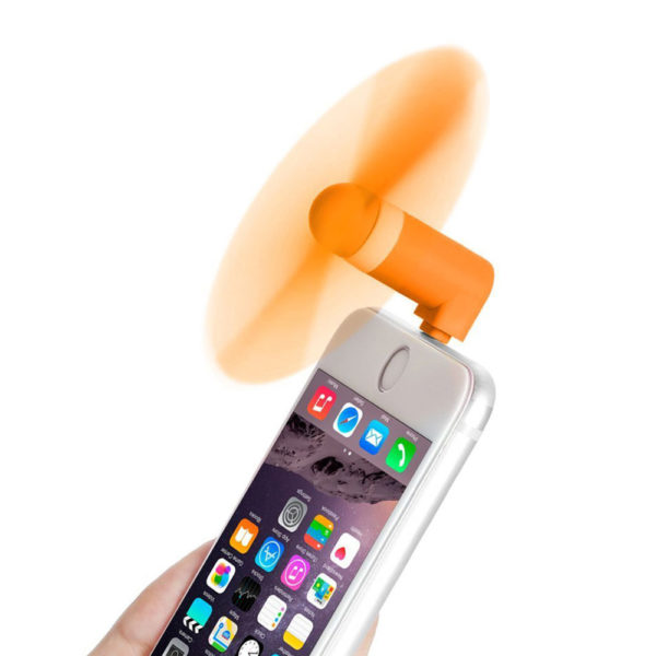 Ventilateur pour smartphone | Orange