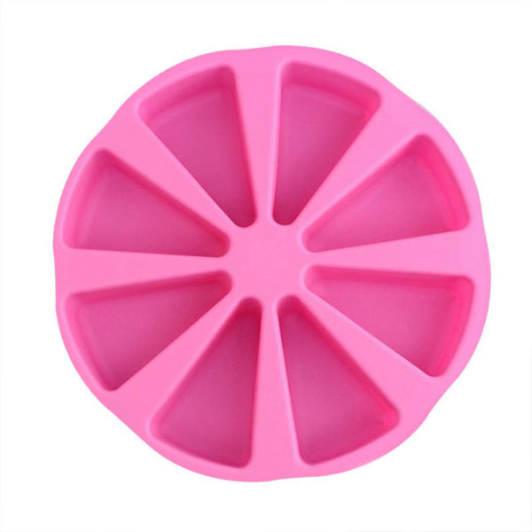 Moule en silicone de parts de gâteau | Rose