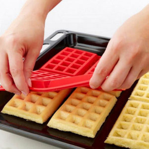 Silicone waffle mold | Red