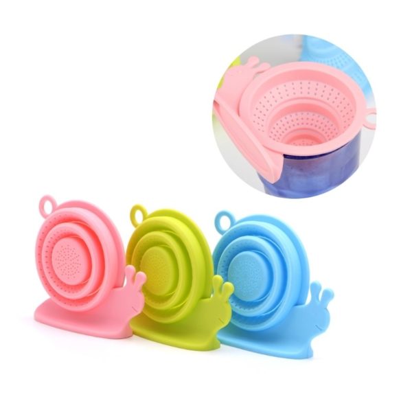 Passoire Escargot en silicone | Rose