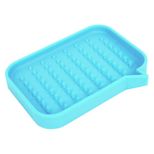 Porte-savon BD en silicone | Bleu