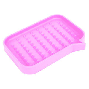 Porte-savon BD en silicone | Rose