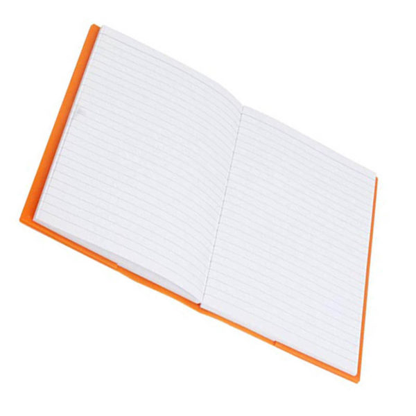 A6 notebook with silicone cover | Orange