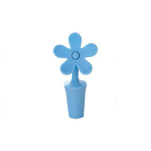 Flower Silicone Stopper | Blue