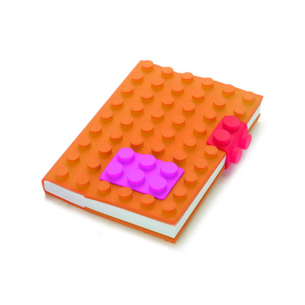 A6 notebook with silicone cover | Orange