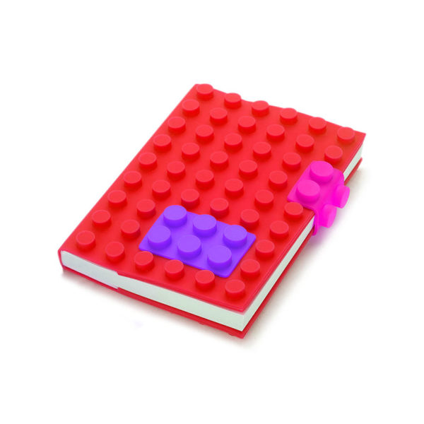 A6 notebook with silicone cover | Red