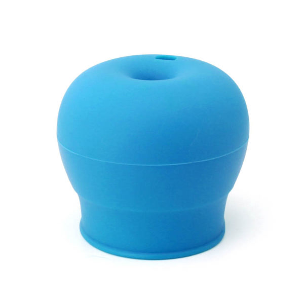 Couvercle en silicone pour verre | Bleu