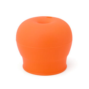 Couvercle en silicone pour verre | Orange