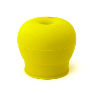 Couvercle en silicone pour verre | Jaune