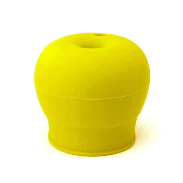 Couvercle en silicone pour verre | Jaune