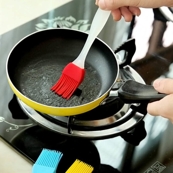 Pinceau de cuisine en silicone | Jaune