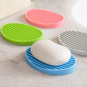 Oval colored soap dish | Blue