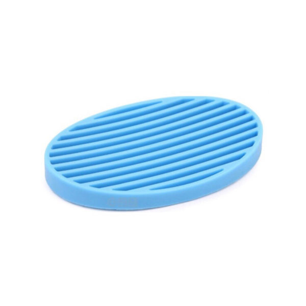 Oval colored soap dish | Blue