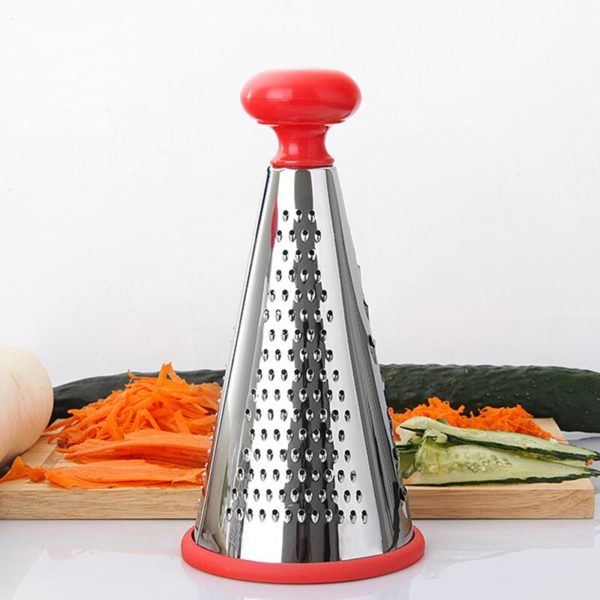 Conical multifunction grater | Red