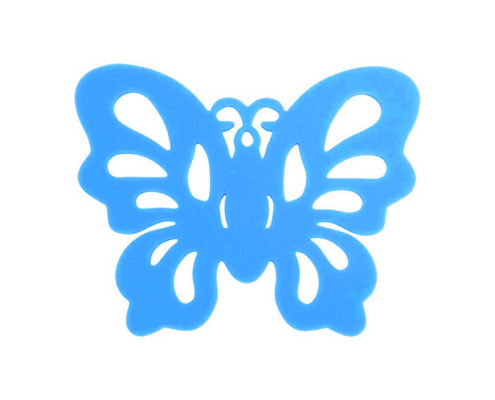 Sous-bock Papillon Bleu 01