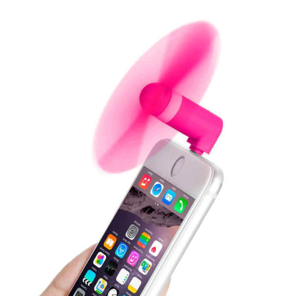 Ventilateur pour smartphone | Rose