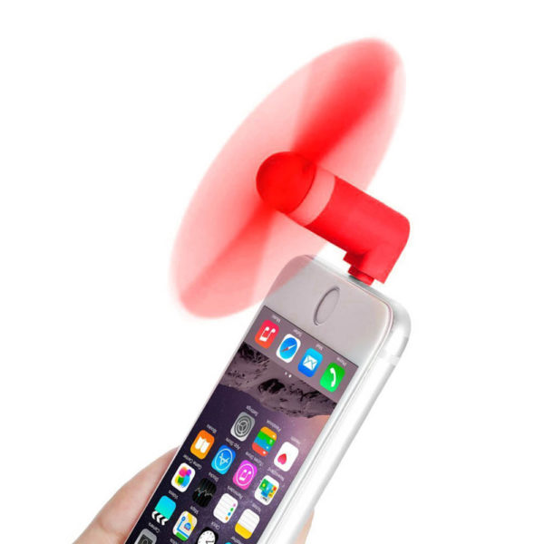 Ventilateur pour smartphone | Rouge