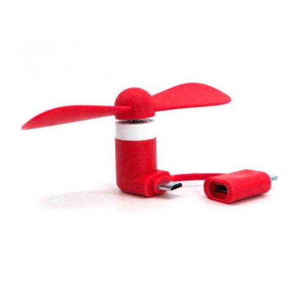 Ventilateur pour smartphone | Rouge