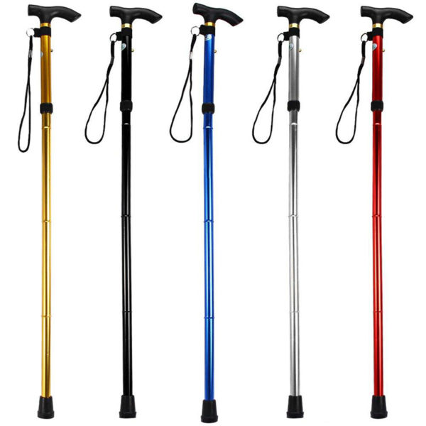 Lightweight foldable walking stick | Black