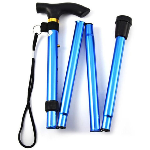 Lightweight foldable walking stick | Blue