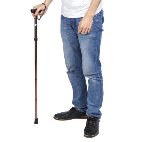 Lightweight foldable walking stick | Black