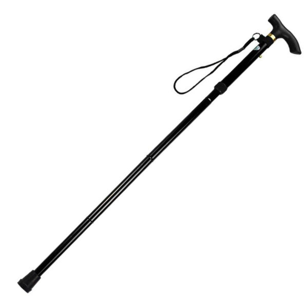 Lightweight foldable walking stick | Black