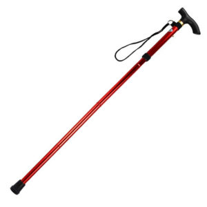 Lightweight foldable walking stick | Red