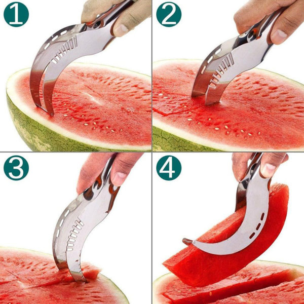 3 in 1 watermelon cutter | Stainless steel