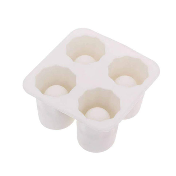 Moule en silicone de shooters glacés | Blanc