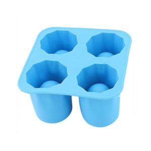 Moule en silicone de shooters glacés | Bleu